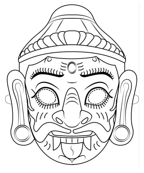 Африканские маски для детей