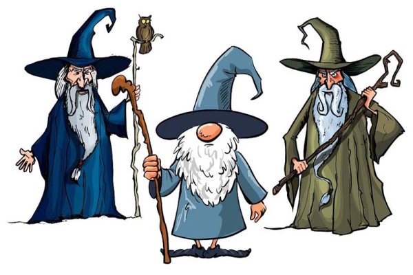 Колдун иллюстрация
