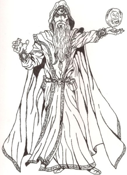 Нарисовать мага