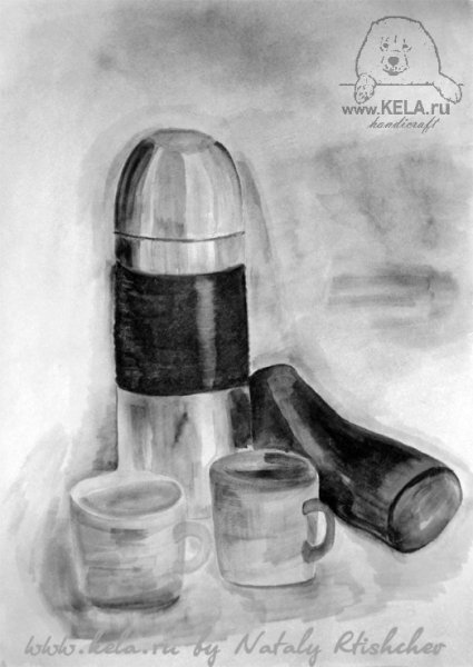 Термос раскраска