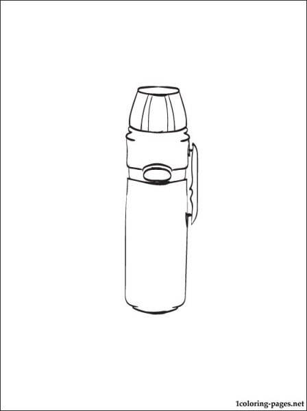 Термос раскраска