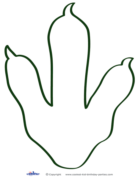 Отпечаток лапы динозавра