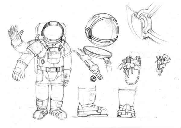 Скафандр Космонавта референс