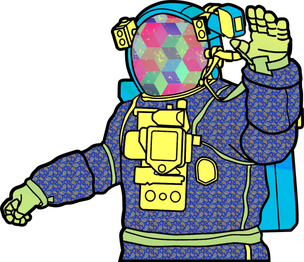 Силуэт скафандра