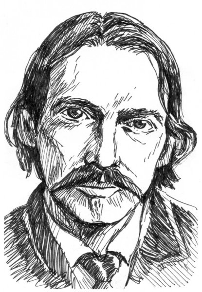 Роберт Льюис Стивенсон портрет