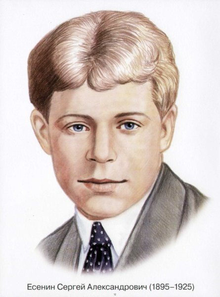 Сергей Есенин портрет