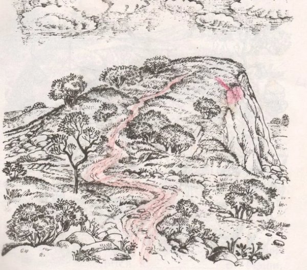 Зарисовка оврага