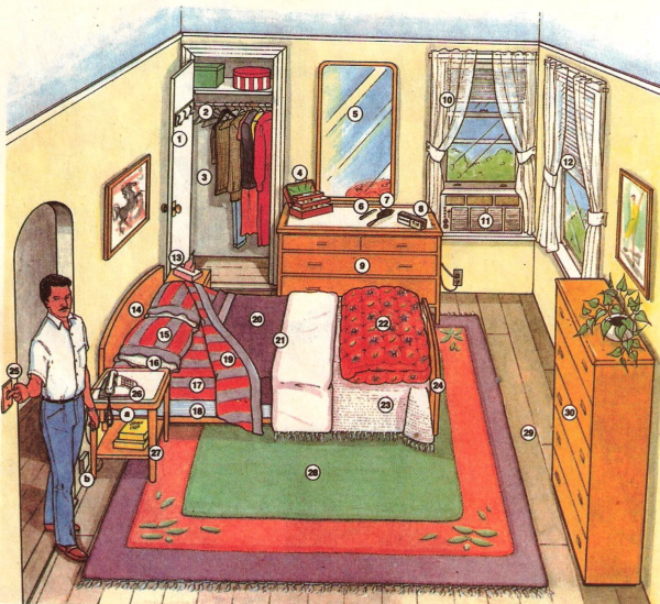 Домик в комнате