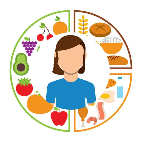 Здоровое питание вектор