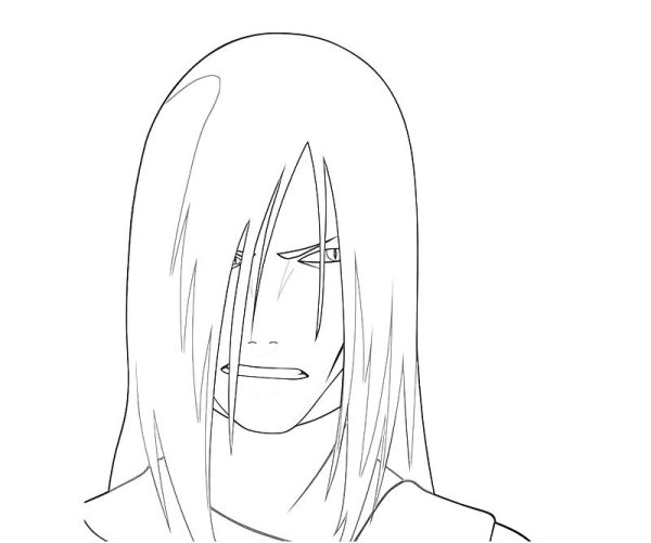 Раскраска Орочимару Акацуки