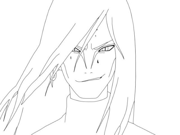 Орочимару для срисовки легко