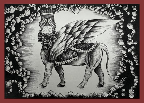 Крылатые быки ламасу