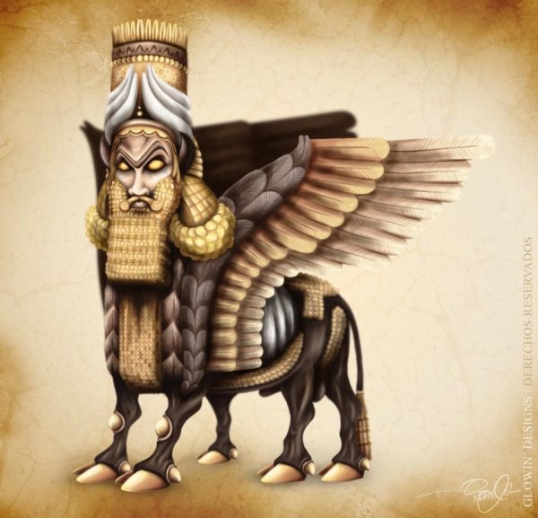 Крылатые быки шумеров