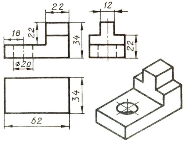 Эскиз простой детали