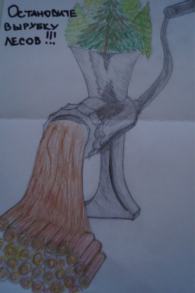 Вырубка леса арт