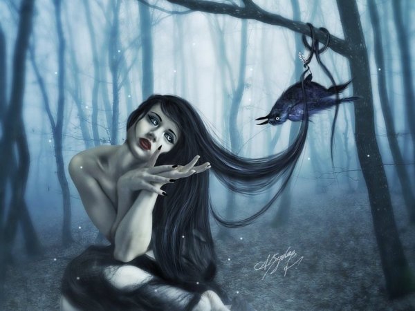 Грустная ведьма