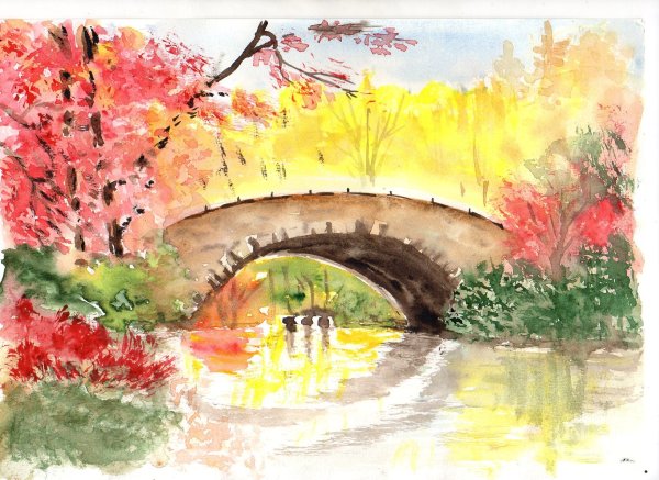 Волшебные краски осени рисунки