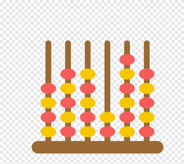Абакус на прозрачном фоне