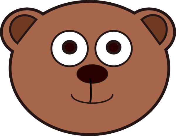 Голова медведя рисунок