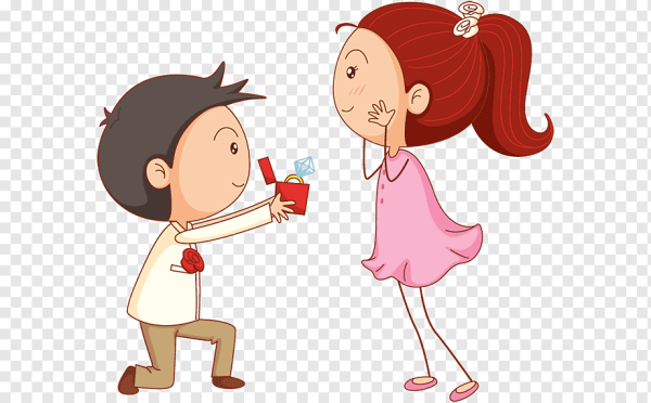 Влюбленный мультяшка