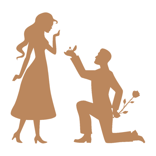 Силуэт предложения руки