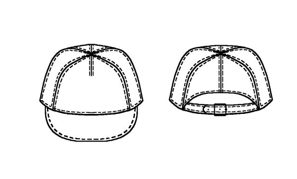 Крой бейсболки