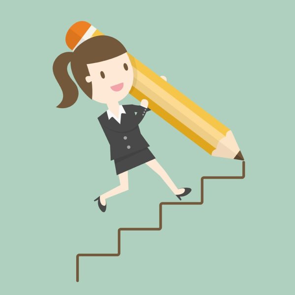 Карьерная лестница человечек