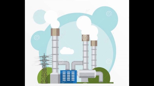 Рисунок на тему ТЭЦ глазами детей