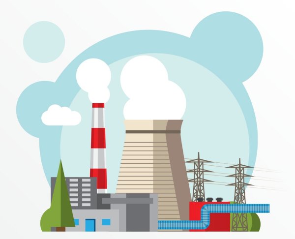 ГРЭС Среднеуральск рисунок