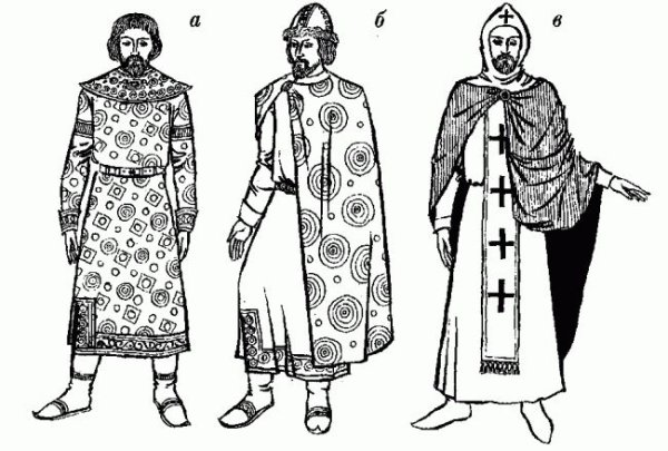 Древнерусский траурный костюм