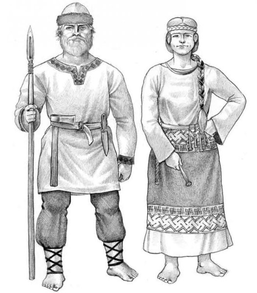 Сабурова реконструкция древнерусской одежды