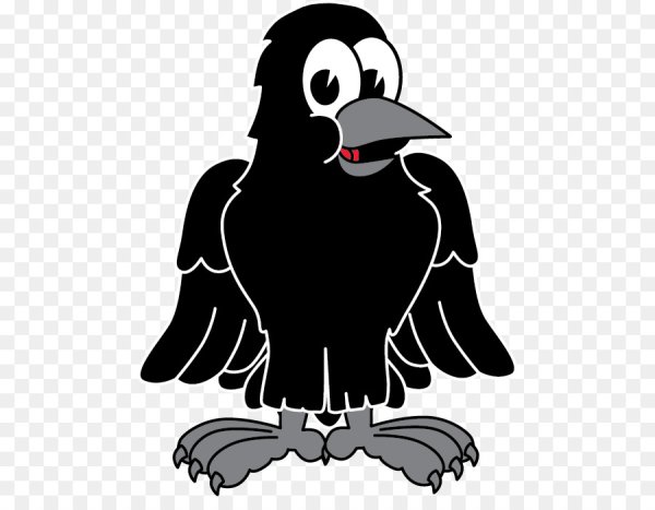 Ворона мультяшная