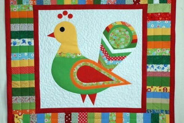 Аппликация в стиле пэчворк