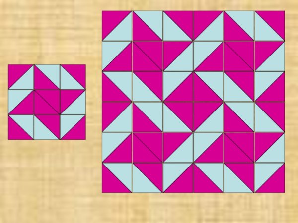 Орнамент из квадратов