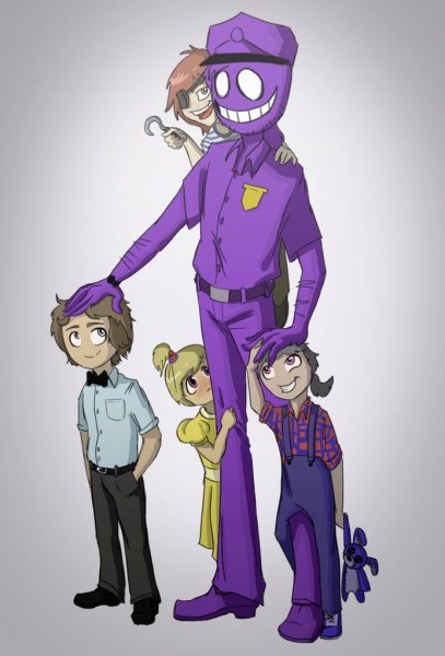 Вильям Афтон фиолетовый человек