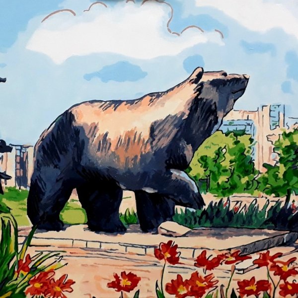 Очертание медведя