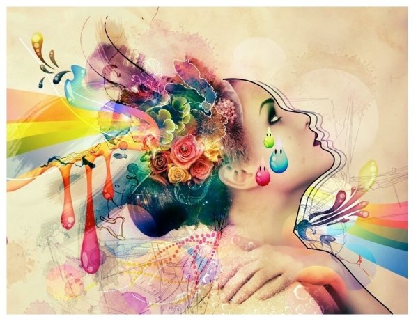 Девушка. Абстракция