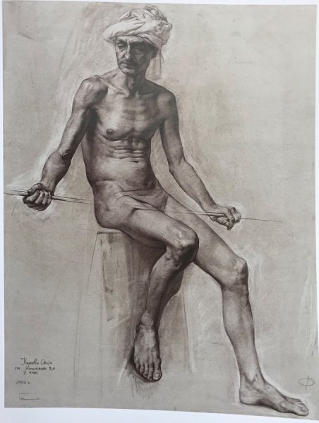 Натуры фигуры человека Врубель