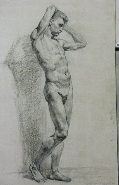Академические Наброски фигуры человека