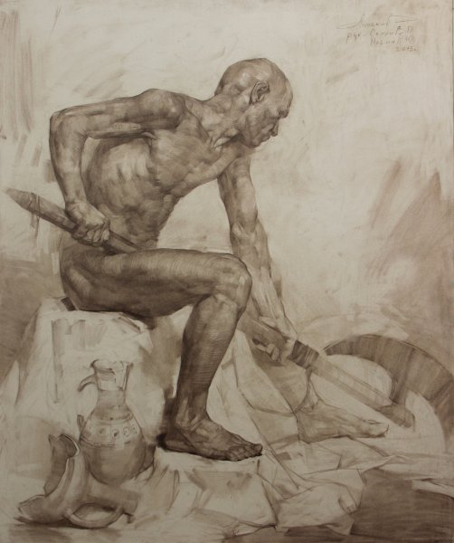 Мужская фигура со спины