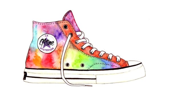Converse Shoes drawn556