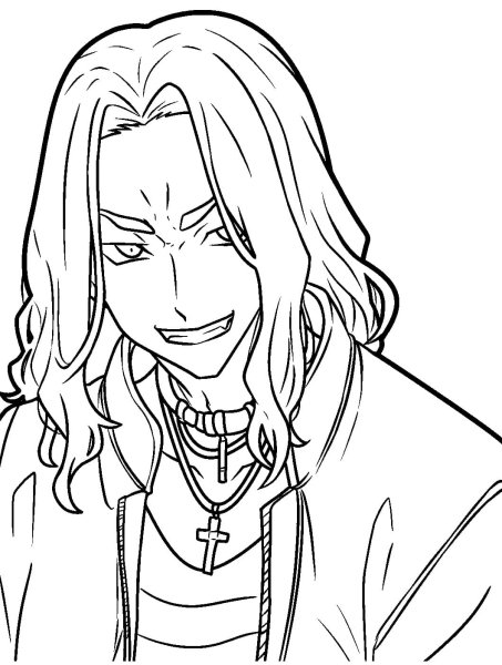 Раскраска аниме Токийские Мстители