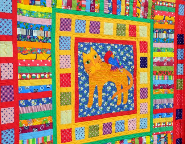 Лыкова лоскутное одеяло рисование