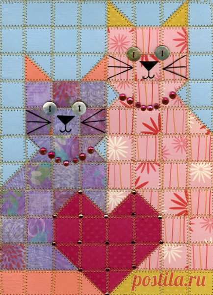 Панно из квадратов