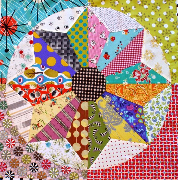 Пэчворк Дрезденская тарелка