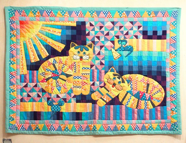 Лоскутное шитьё техника мозаика