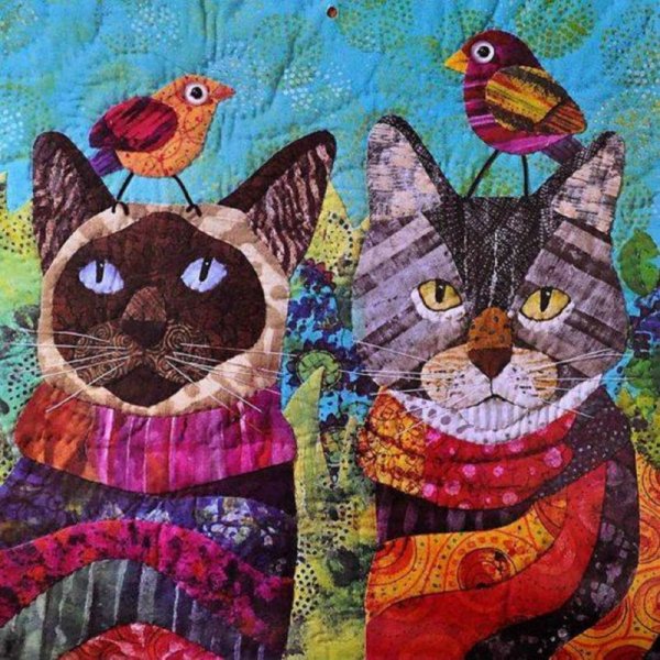 Лоскутные картины лоскутное шитье пэчворк Владимир Бунов