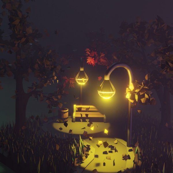 Спокойной ночи осенний лес