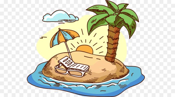 Стикеры море пляж