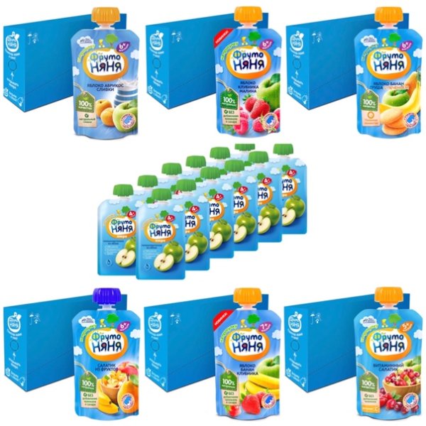 ФРУТОНЯНЯ пюре упаковка